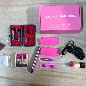 Portable Electric Nail Drill Machine Professional 20000 RPM USB Mani/Pedi Drill